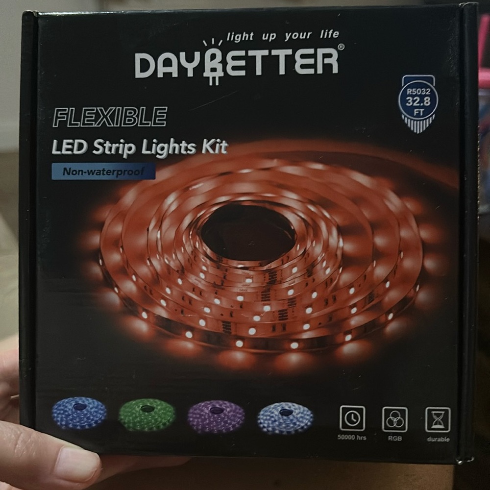 32.8 foot Daybetter remote controlled LED strip lights